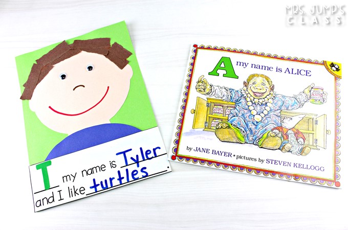 Name activities for early learners. Students will have fun practicing their names with these math and literacy activities that are great for back to school!