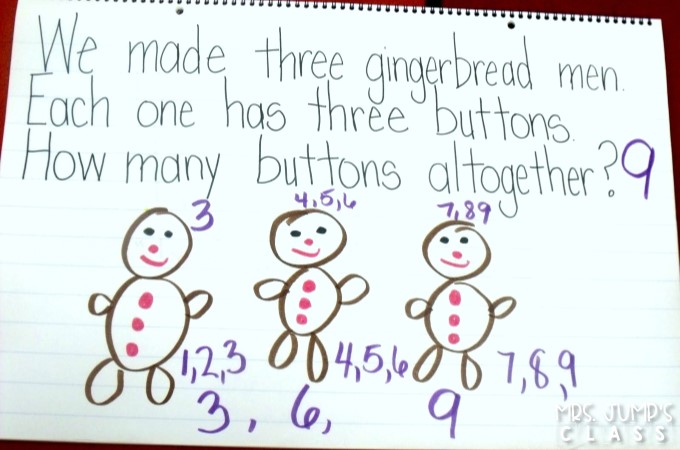 Gingerbread Fun Classroom activities for kindergarten with a free file. Math, literacy, crafts, and more! Kindergarten holiday play ideas too!