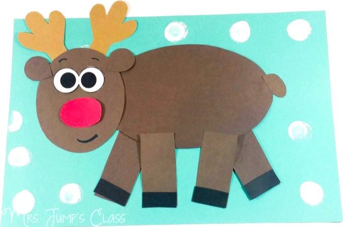 kindergarten reindeer decorations