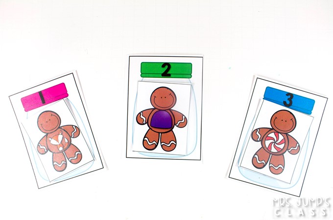 Gingerbread Fun Classroom activities for kindergarten with a free file. Math, literacy, crafts, and more! Kindergarten holiday play ideas too!