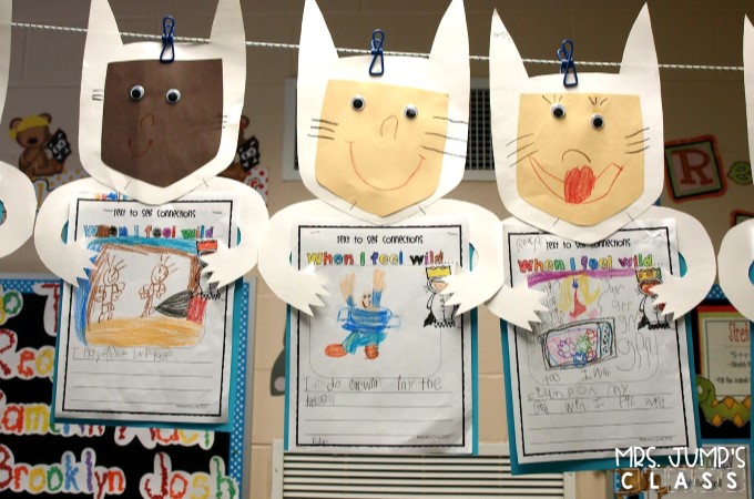 Wild Thing Book Activities!  This unit is fantastic for Maurice Sendak's book Where the Wild Things Are.  Writing worksheet and craft included.  Perfect for kindergarten or first grade!