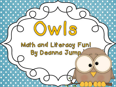 Owls Math and Literacy Activities