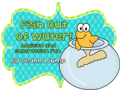 Fish Out of Water! Math Game FREEBIE!!