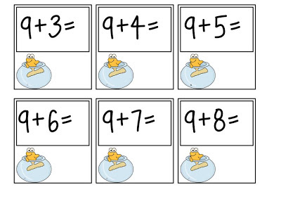 Fish Out of Water! Math Game FREEBIE!!