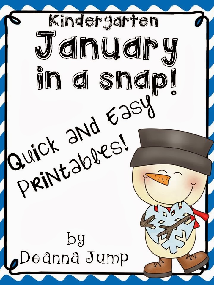 January in a Snap!  Freebie