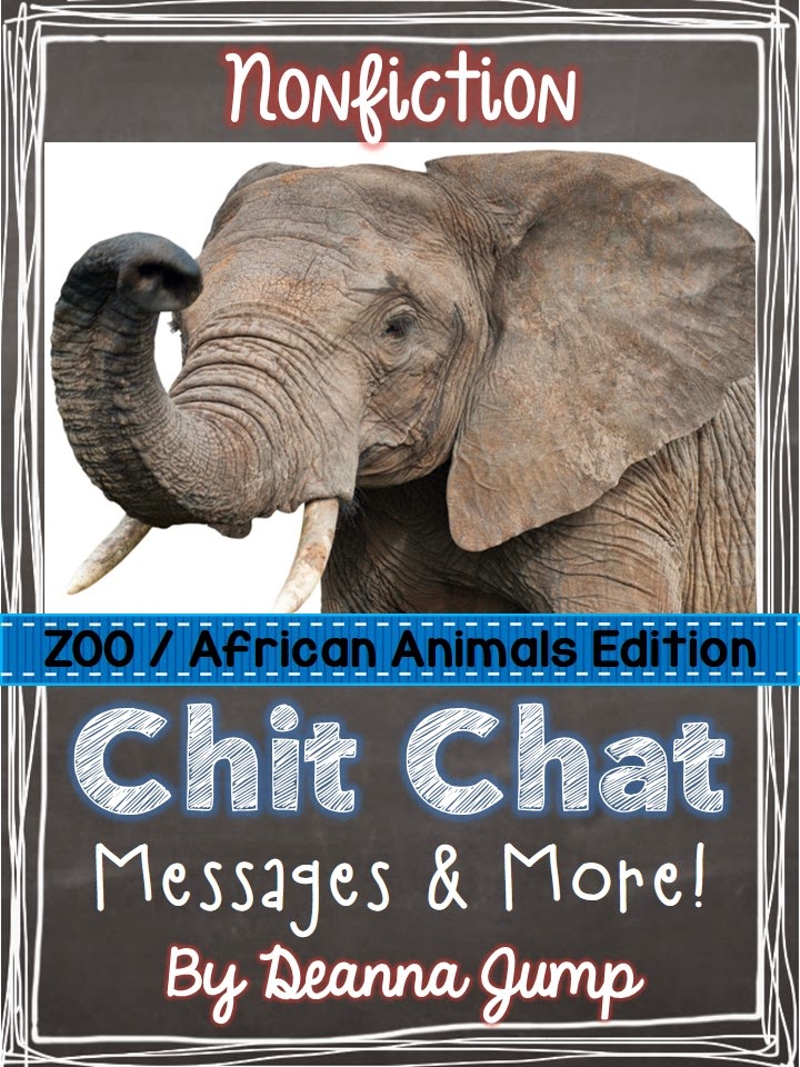Chit Chat Messages, Close Reading Passages & More!  Giveaway