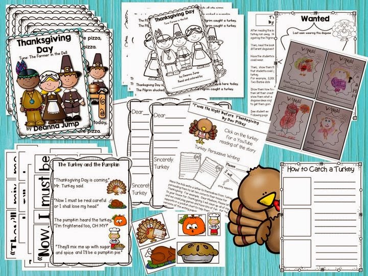 Thanksgiving math & literacy fun