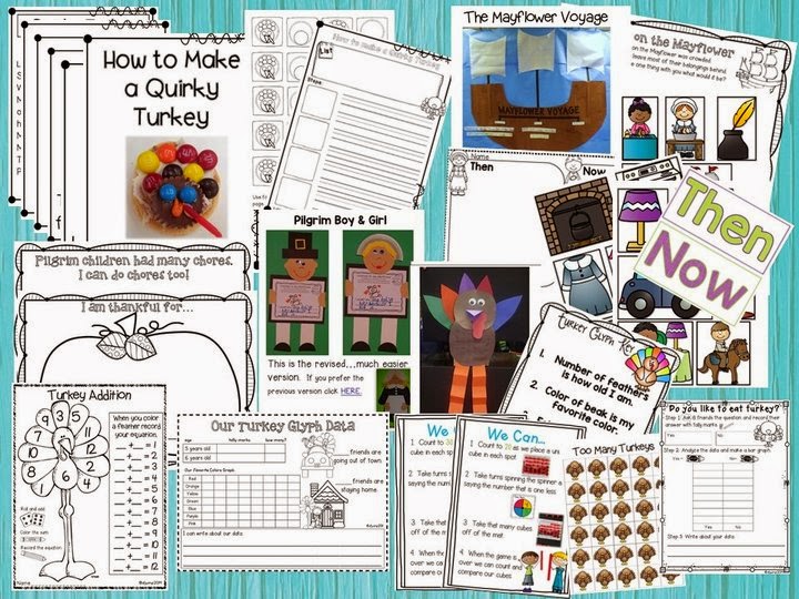 Thanksgiving math & literacy fun