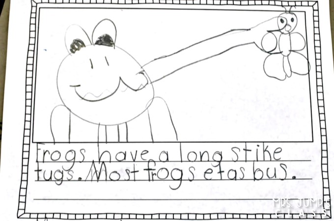 Fun frog lesson plans in a nonfiction unit about frogs. Students read and write about frogs, play math and literacy games, and create a craft, too!