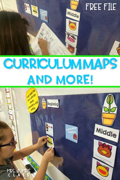 Curriculum Maps for Kindergarten and First Grade help to guide your classroom instruction through your whole year! Reading, Math, Writing and MORE! Plus a free file for you!