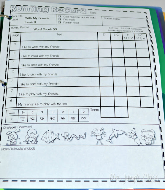 Guided Reading Organization helps you stay on track for your small group lessons.  These kindergarten leveled texts will help you guide your students in their reading.  There is a free lesson for you too!