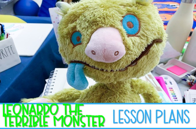 Leonardo the Terrible Monster reading comprehension lesson plans with student response activities. Print and teach lessons to engage your students in reading!