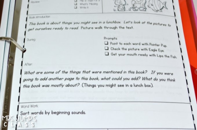 Identifying a Teaching Point During Guided Reading - Mrs