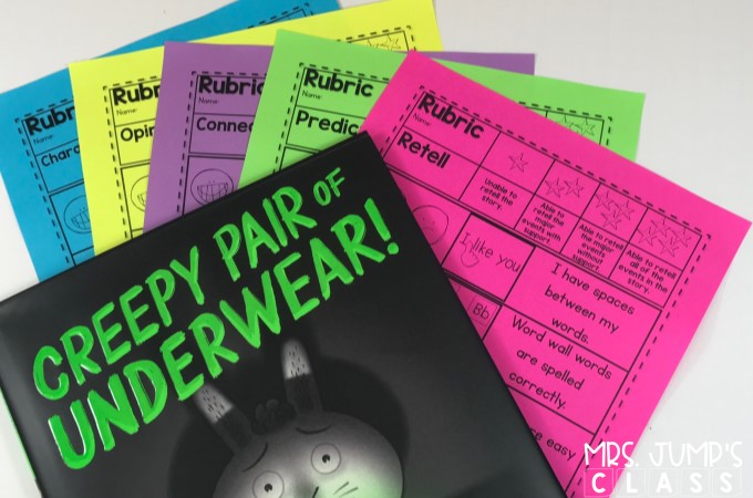 Creepy Pair of Underwear Differentiated Vocabulary Worksheets