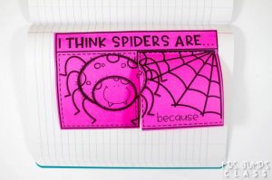 Spider informational text activities for kindergarten and first grade. This is a week long unit of study using a nonfiction book to learn about text features such as the table of contents, labels, captions, and glossary. Your students will love this fun set of lesson plans for your close read!