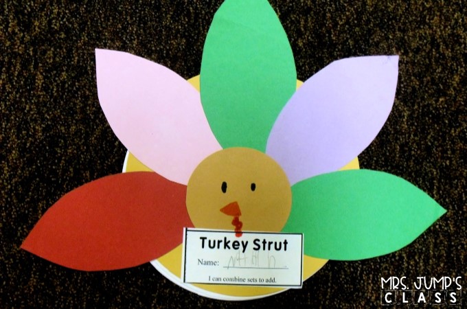 Thanksgiving classroom activities for kindergarten and first grade with free files. Turkey in Disguise activity, pilgrims, and other crafts to make Thanksgiving the best EVER!