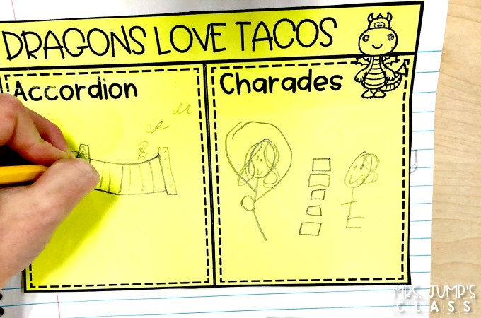 Dragons Love Tacos Reading Lesson Ideas for 2nd grade. Reading comprehension strategies and responding to literature with these fun activities and ideas.