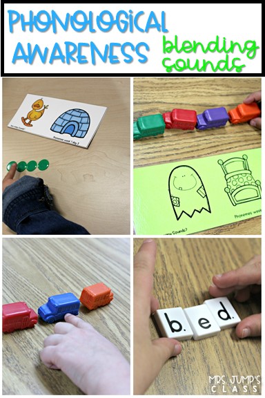 Blending sounds activities. Here are some fun phonological awareness activities you can do with your students in small group, as a student center, or as an intervention. See how we teach students onset and rime, too!