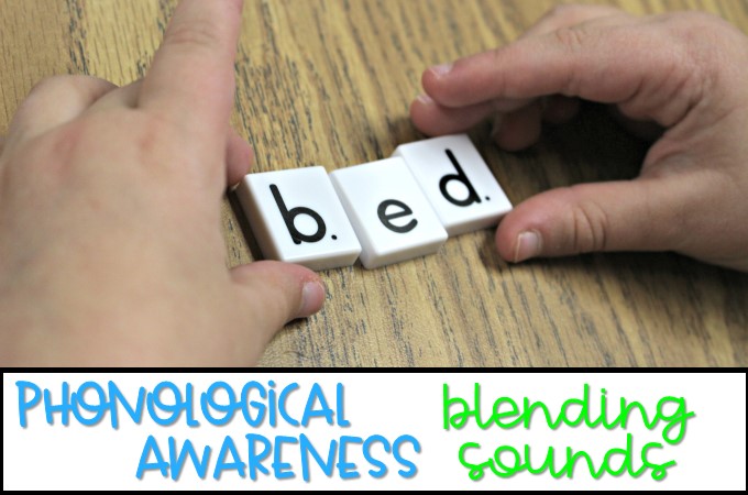 Teaching Phonological Awareness Blending sounds in kindergarten and 1st grade classrooms. Here are some fun activities you can do with your students in small group, as a student center, or as an intervention. See how we teach students onset and rime too!