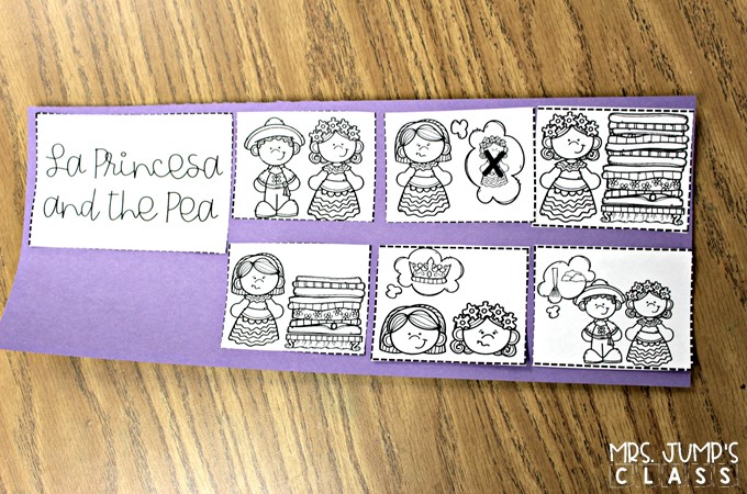 La Princesa and the Pea lesson plans for kindergarten, first, and second grade! Fun reading lesson plans with reading comprehension activities and a craft.