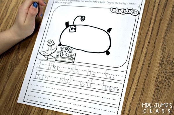 Pigeon Books by Mo Willems Lesson Plans for K-1