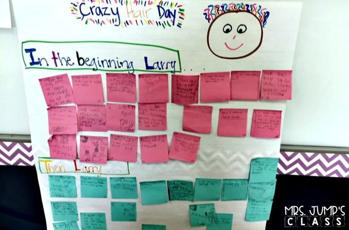 Crazy Hair Day Reading Lesson Ideas for 2nd grade. Reading comprehension strategies and responding to literature with these fun activities.