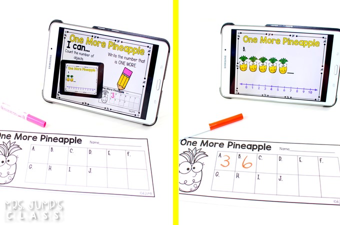 21 Kindergarten math centers to practice numbers to 10. Digital, black & white, and color options that match up to the Common Core Standards.