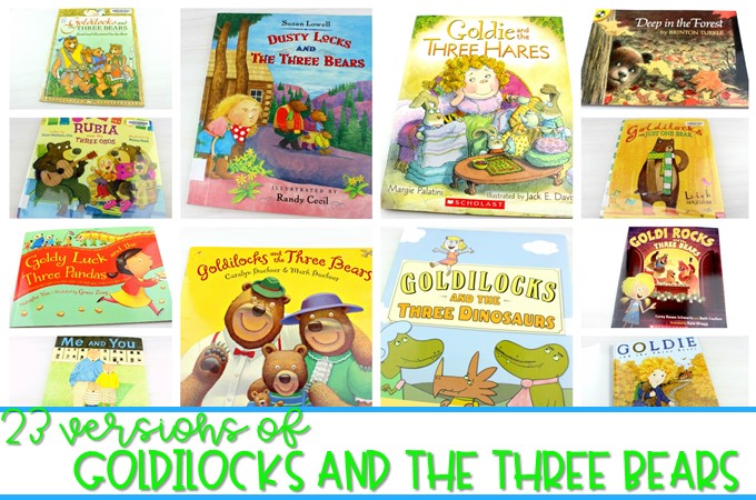 Goldilocks and the three bears stories. 23 different versions of this classic story. Have fun comparing and contrasting these fractured fairy tales.