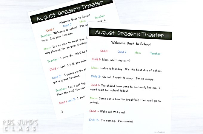 Reading fluency activities to help you focus on fluency in your classroom. Weekly fluency activities that can be completed in class or at home!