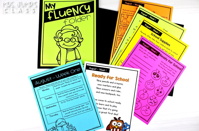 Fluency Flipbooks for the Classroom - MsJordanReads