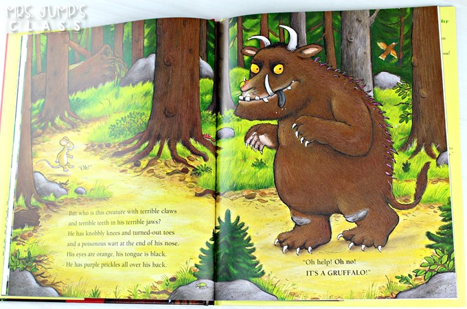 The Gruffalo lesson plans for K-2. Engaging 5-day lesson plans with differentiated reading response, vocabulary, sentence study, and a craft for this fun story!