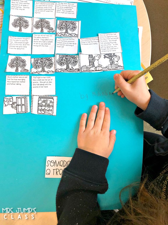 Story retell activities to practice and improve reading comprehension skills and strategies. Story retell cards for whole group and individual practice.