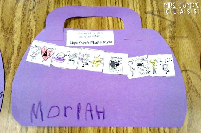 Lilly's Purple Plastic Purse reading comprehension lesson plans for K-2! This FREEBIE includes 5 lesson plans, complete with student response activities and a craft!