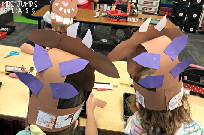 The Gruffalo lesson plans for K-2. Engaging 5-day lesson plans with differentiated reading response, vocabulary, sentence study, and a craft for this fun story!