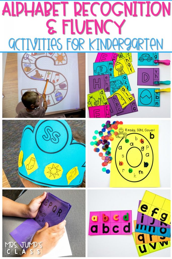 Alphabet Recognition And Fluency Activities For Kindergarten