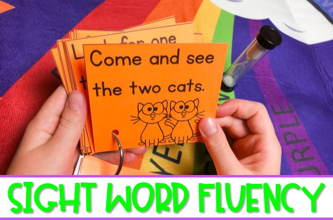 Sight word fluency practice for your primary classroom. Dolch word phrases broken into colorful lists for fun practice and assessment.