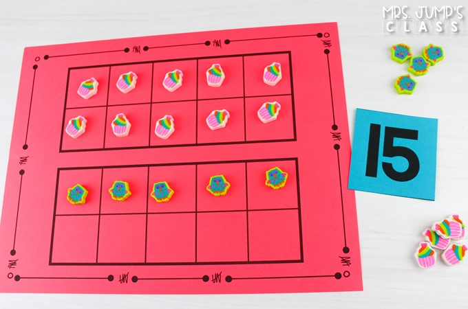 Numbers to 30 digital and printable math centers! Numeral writing, counting mats, geoboard number cards, centers, response sheets, and even more!