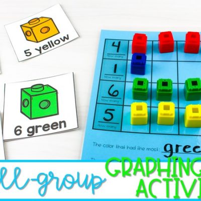 Graphing Activities to use in your Kindergarten Math Groups