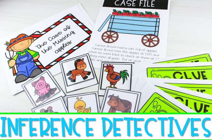 Making Inferences is fun while you lead your inference detectives through the investigation. Students use clues to rule out suspects and solve the case.