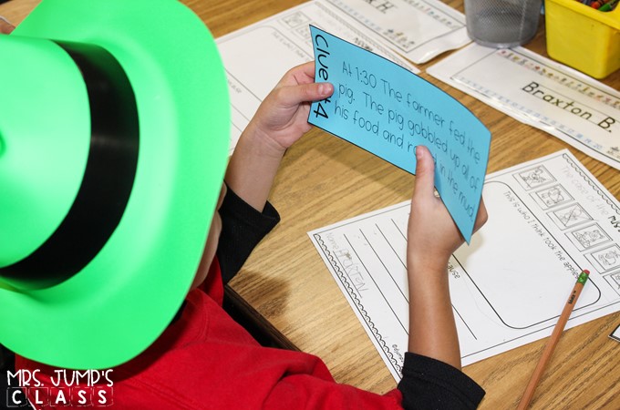 Making Inferences is fun while you lead your inference detectives through the investigation. Students use clues to rule out suspects and solve the case.