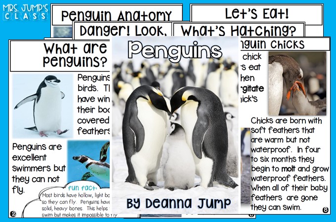 Engaging Penguin activities and videos. Students will enjoy reading and writing about penguins, doing a science experiment, and making a craft.