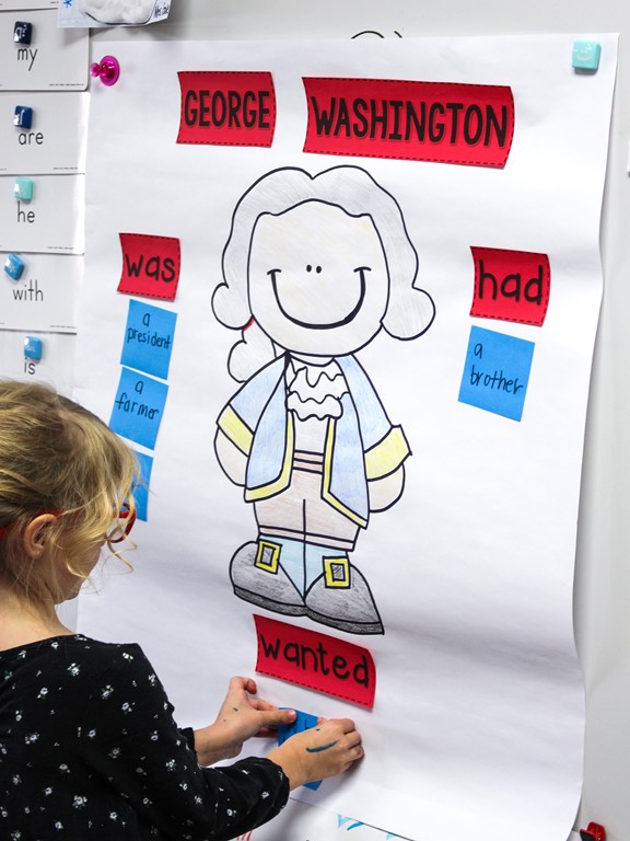 Fun President's Day activities! Nonfiction reading comprehension lesson plans for K-2. Students learn about Abraham Lincoln and George Washington.