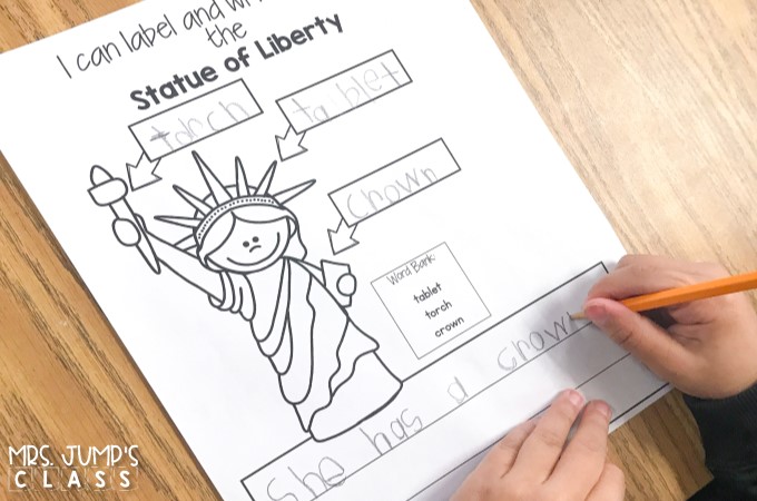 American symbols activities and resources. Informational texts, anchor charts, crafts, science experiments, emergent reader, math games, writing activities, and more!