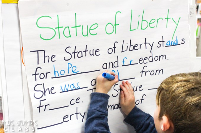American symbols activities and resources. Informational texts, anchor charts, crafts, science experiments, emergent reader, math games, writing activities, and more!