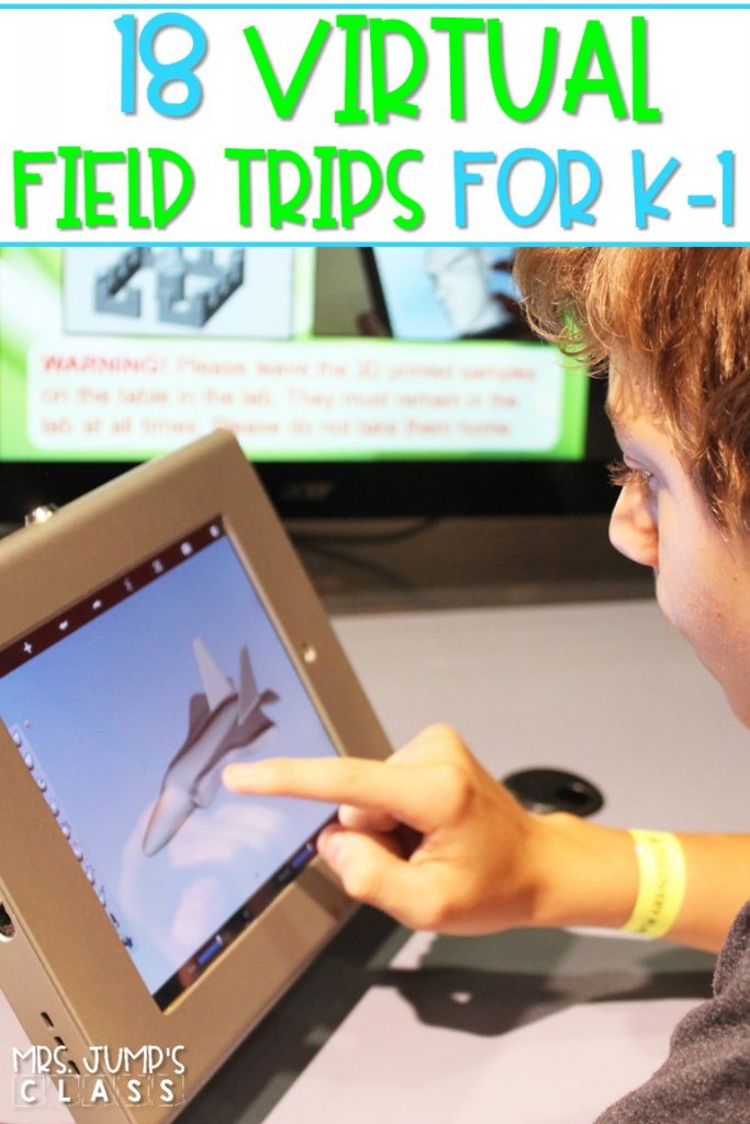 A list of 18 virtual field trip ideas for kindergarten and first-grade students. This collection of ideas consists of videos and interactive virtual tours.