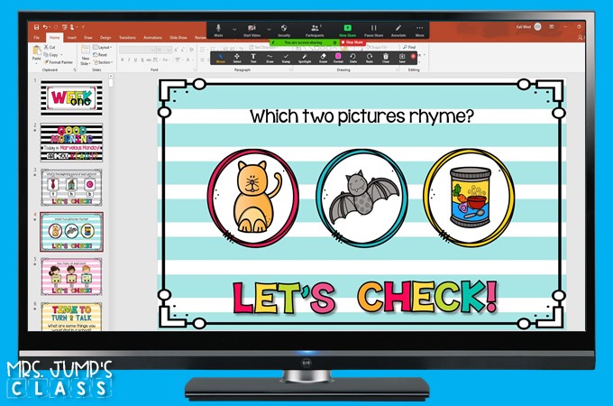 Digital morning messages are a fun way to review and practice literacy and math skills each day. Plus, they are easy to use on video conferencing platforms for virtual learning.
