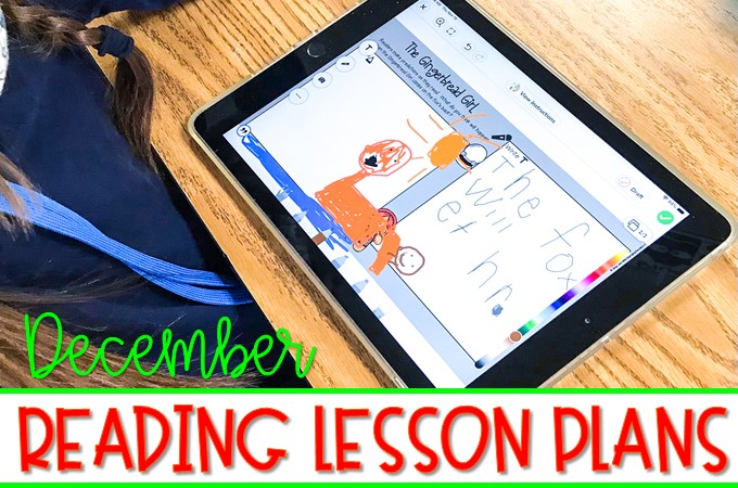 Reading lesson plans for December are here! Digital response activities for your favorite Gingerbread and December stories!
