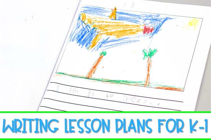Writing lesson plans for the entire year! Complete writing units to help you teach writing in kindergarten and 1st grade.