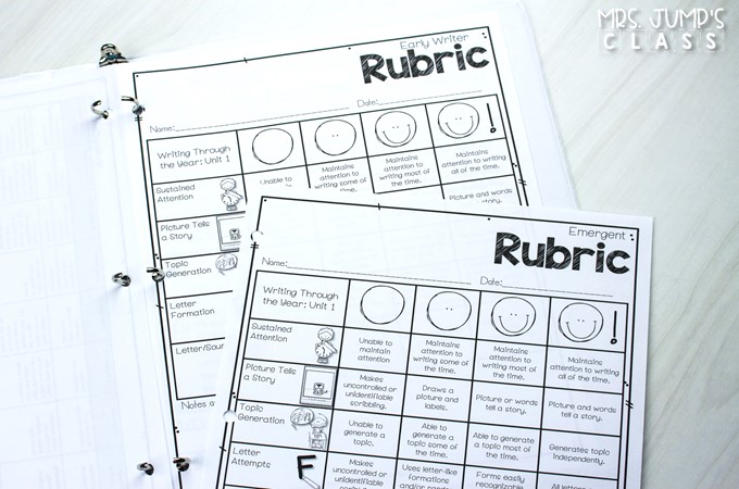 Writing lesson plans for the entire year! Complete writing units to help you teach writing in kindergarten and 1st grade.