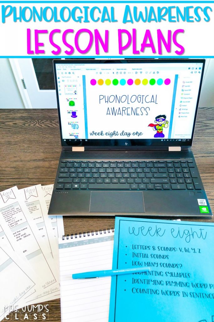 Phonological awareness lesson plans and digital slides to make daily instruction simple! A systematic way to teach students to decode and spell words.